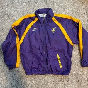 NFL Minnesota Vikings Vintage Windbreaker